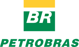 Logo da empresa “Petrobras” com o nome da empresa embaixo. Logo da empresa "PETROBRAS"