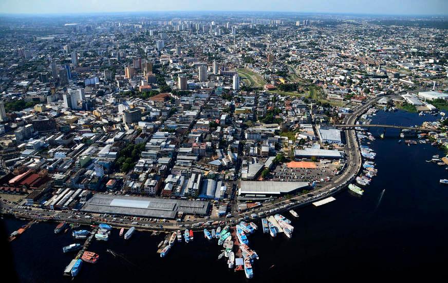 polo digital Manaus Vista área da cidade de Manaus
